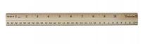 WOODEN RULER 30CM